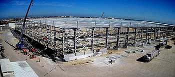 Zamil Steel supplies pre-engineered steel buildings for Agility Logistics Warehouses Project