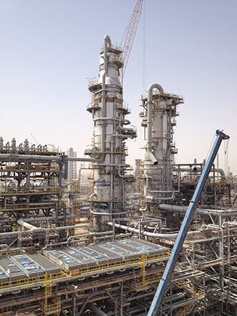 <b>Project:</b> Jubail Export Refinery<br><b>Client:</b> Saudi Aramco (SATORP)<br><b>Weight:</b> 10,537<br><b>Job Site:</b> Saudi Arabia