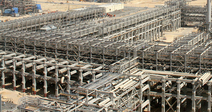 <b>Project:</b> Khursaniyah Gas Plant<br><b>Client:</b> Saudi Aramco<br><b>Weight:</b> 24,207<br><b>Job Site:</b> Saudi Arabia
