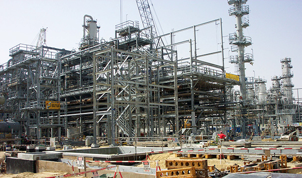 <b>Project:</b> Jubail United Ethylene Glycol<br><b>Client:</b> Jubail United Petrochemical Company<br><b>Weight:</b> 3,600<br><b>Job Site:</b> Saudi Arabia